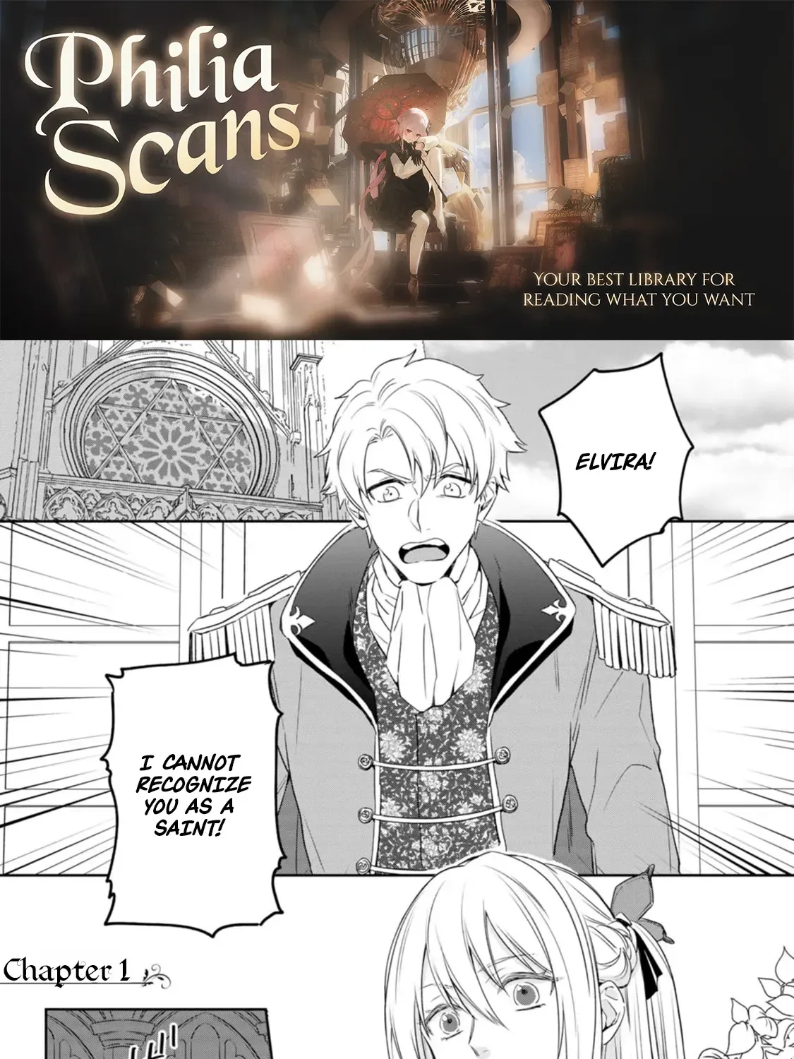 I Was Supposed to Become Queen, but I Had to Flee Once I Was Accused of Being a Fake Saint. Even So, the Crown Prince Adored Me, so I Hope for Their Happiness. Chapter 1 page 1 - 
