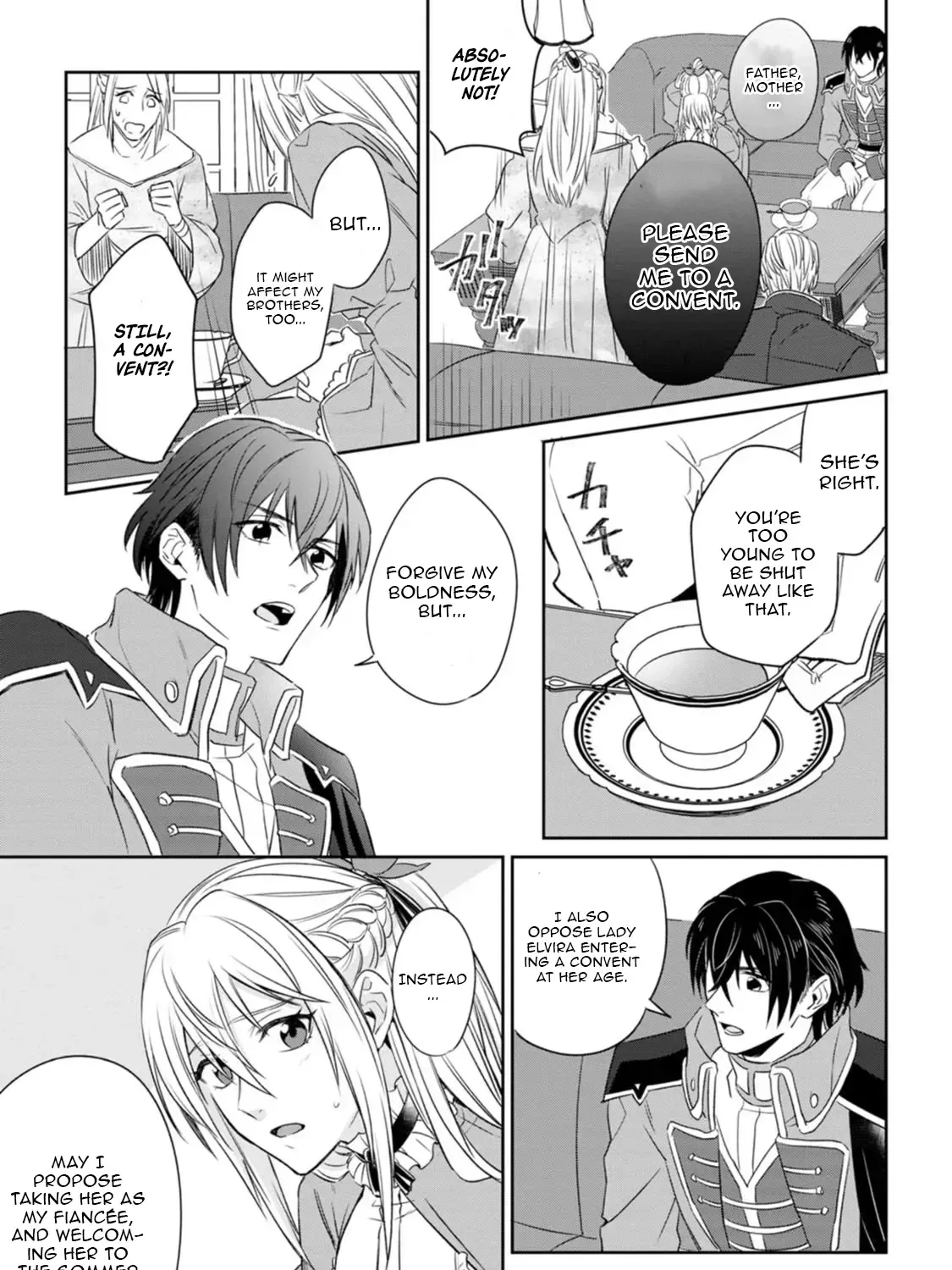 I Was Supposed to Become Queen, but I Had to Flee Once I Was Accused of Being a Fake Saint. Even So, the Crown Prince Adored Me, so I Hope for Their Happiness. Chapter 1 page 45 - 
