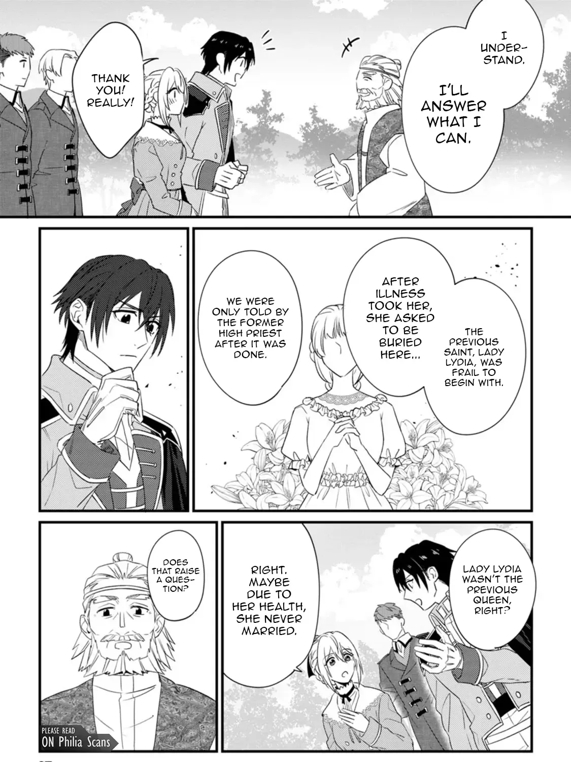 I Was Supposed to Become Queen, but I Had to Flee Once I Was Accused of Being a Fake Saint. Even So, the Crown Prince Adored Me, so I Hope for Their Happiness. Chapter 11 page 49 - 