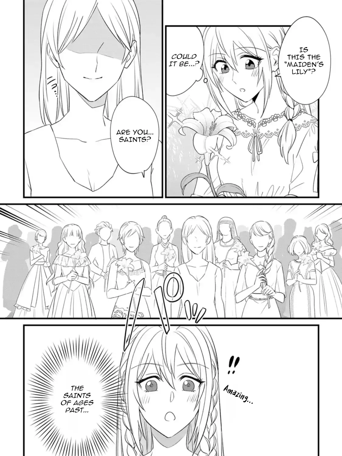 I Was Supposed to Become Queen, but I Had to Flee Once I Was Accused of Being a Fake Saint. Even So, the Crown Prince Adored Me, so I Hope for Their Happiness. Chapter 13 page 54 - 