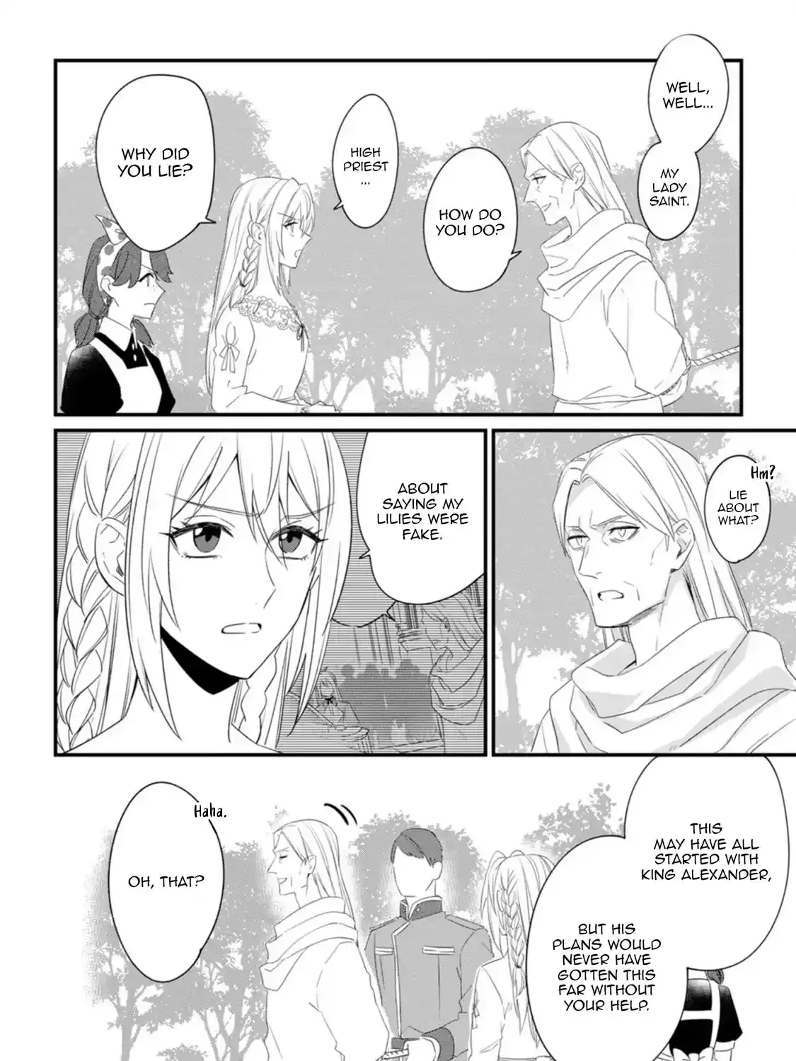 I Was Supposed to Become Queen, but I Had to Flee Once I Was Accused of Being a Fake Saint. Even So, the Crown Prince Adored Me, so I Hope for Their Happiness. Chapter 16 page 28 - 