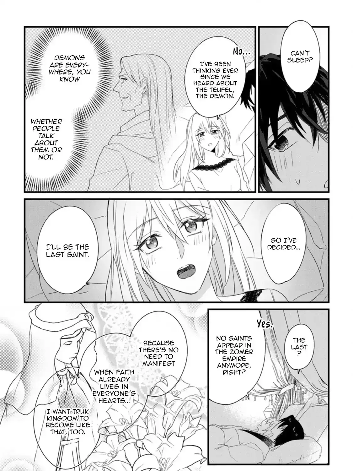 I Was Supposed to Become Queen, but I Had to Flee Once I Was Accused of Being a Fake Saint. Even So, the Crown Prince Adored Me, so I Hope for Their Happiness. Chapter 16 page 54 - 