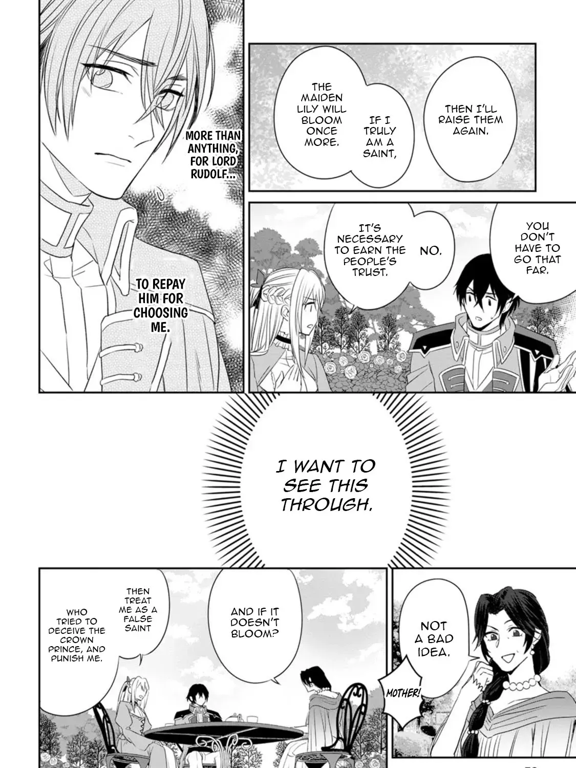 I Was Supposed to Become Queen, but I Had to Flee Once I Was Accused of Being a Fake Saint. Even So, the Crown Prince Adored Me, so I Hope for Their Happiness. Chapter 2 page 40 - 
