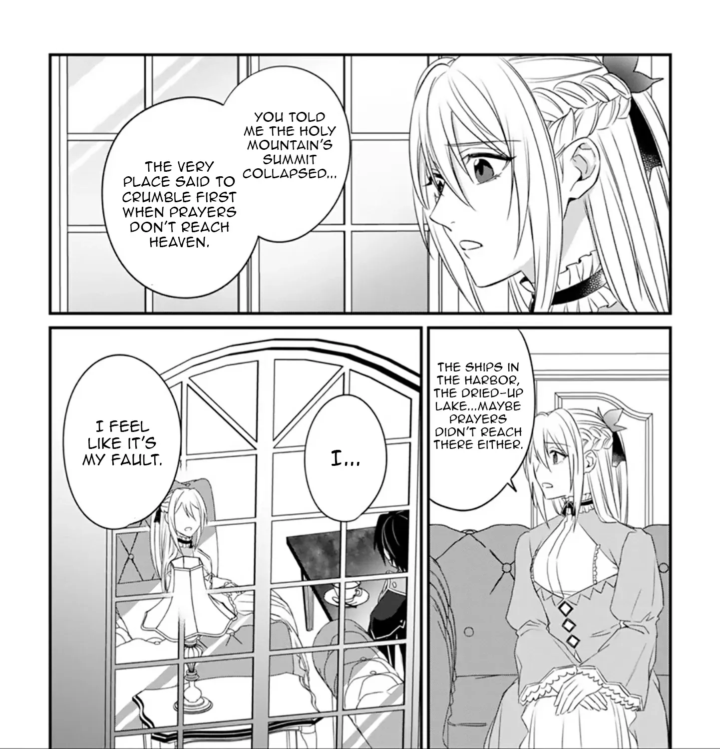 I Was Supposed to Become Queen, but I Had to Flee Once I Was Accused of Being a Fake Saint. Even So, the Crown Prince Adored Me, so I Hope for Their Happiness. Chapter 4 page 54 - 