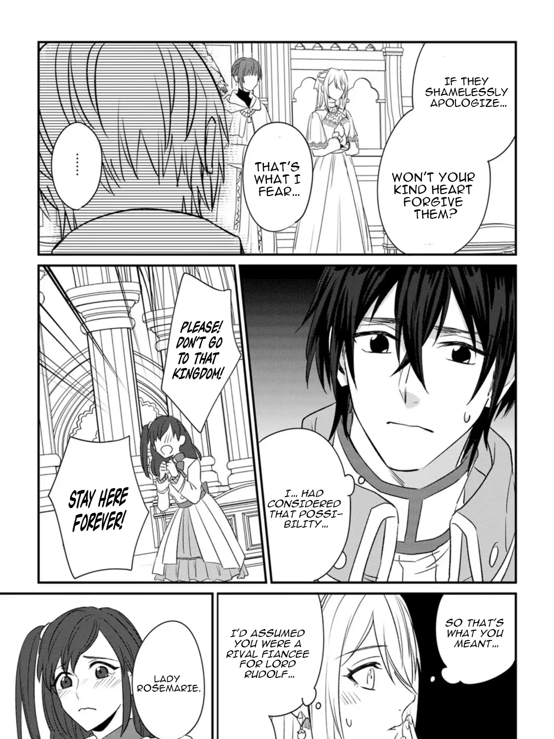 I Was Supposed to Become Queen, but I Had to Flee Once I Was Accused of Being a Fake Saint. Even So, the Crown Prince Adored Me, so I Hope for Their Happiness. Chapter 5 page 57 - 
