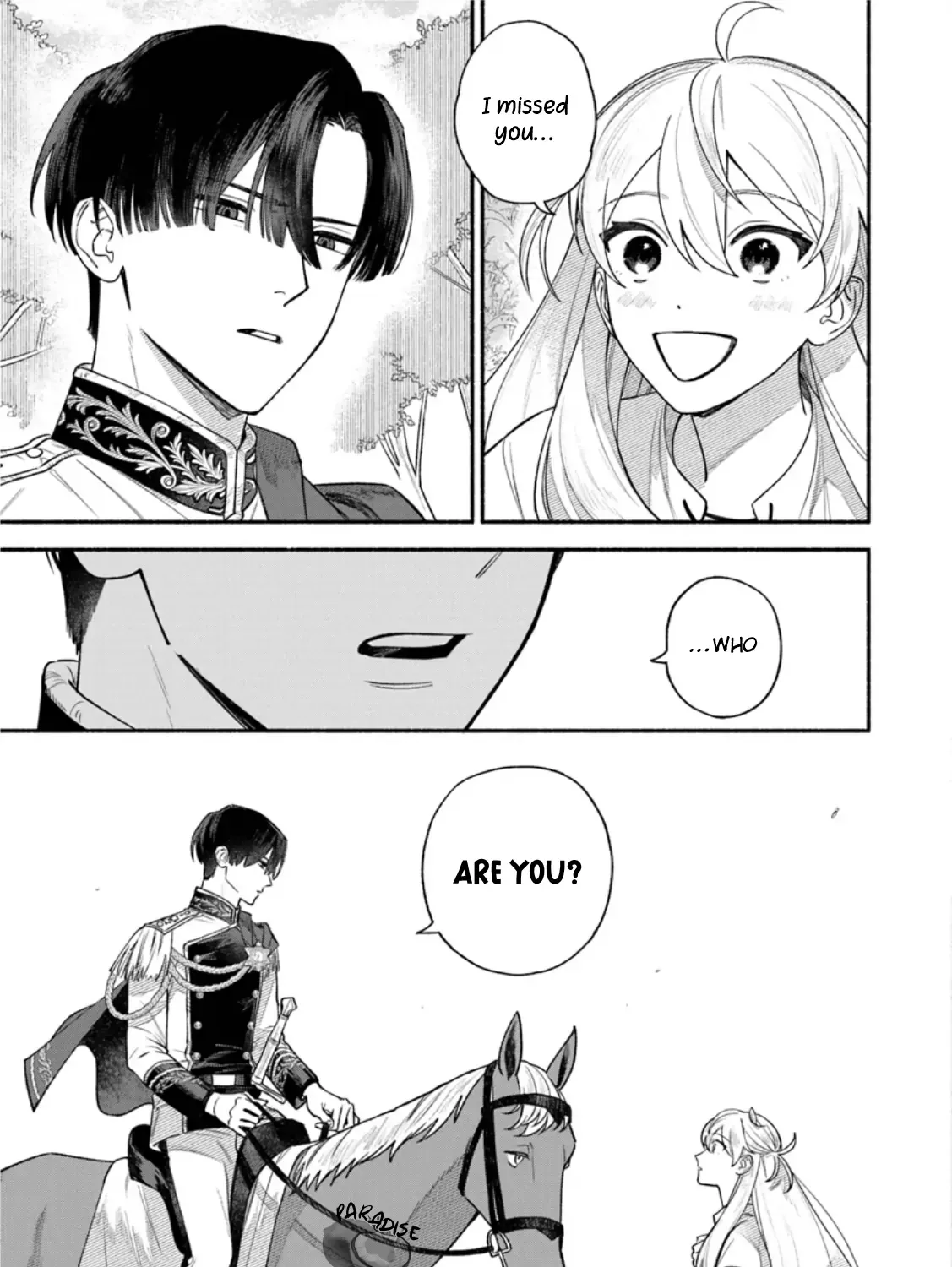 I was the cold-hearted prince’s horse in my previous life ~Can I love you even after becoming human?~ Chapter 1.1 page 30 - 