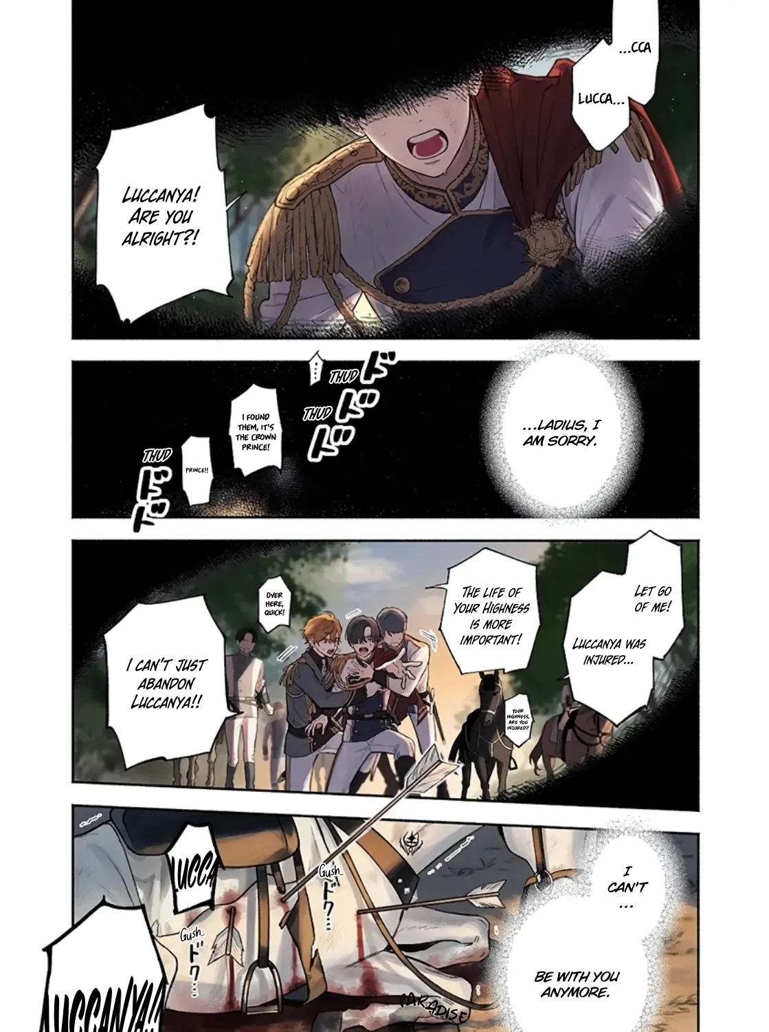 I was the cold-hearted prince’s horse in my previous life ~Can I love you even after becoming human?~ Chapter 1.1 page 5 - 