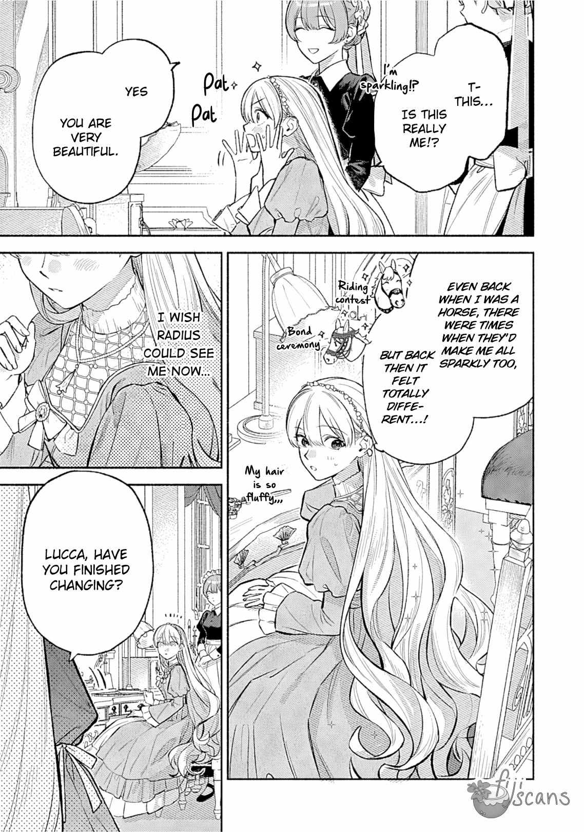 I was the cold-hearted prince’s horse in my previous life ~Can I love you even after becoming human?~ Chapter 15 page 8 - 