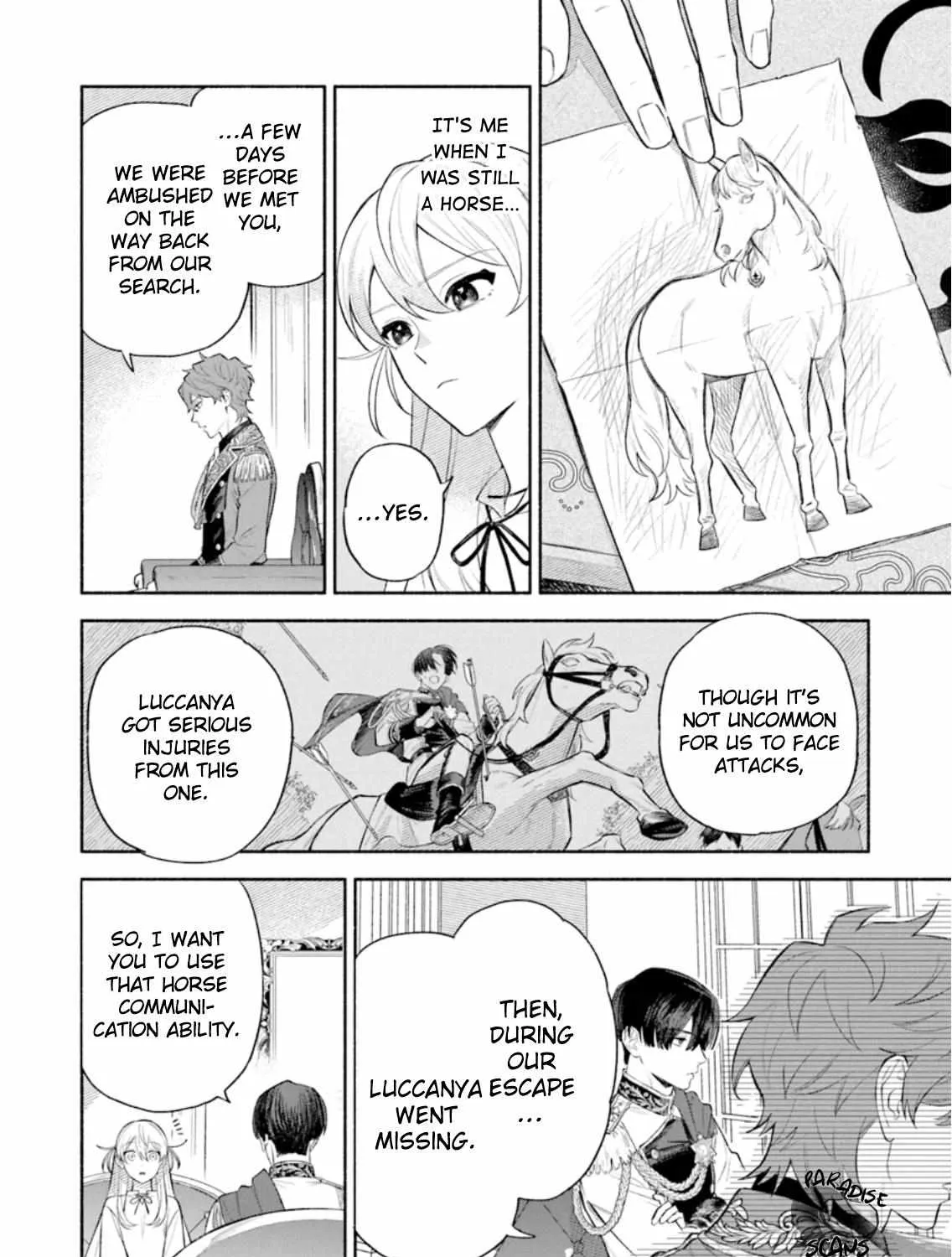 I was the cold-hearted prince’s horse in my previous life ~Can I love you even after becoming human?~ Chapter 2 page 6 - 
