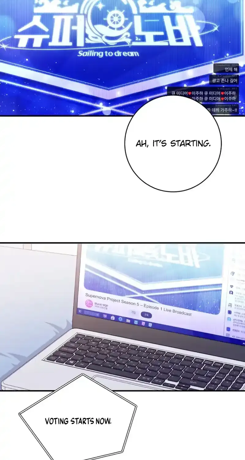 I was trying to debut my kid, but I ended up debuting myself Chapter 18 page 58 - 