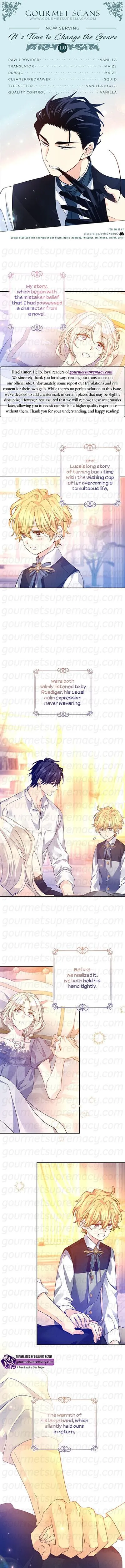 I Will Change The Genre Chapter 110 page 1 - 