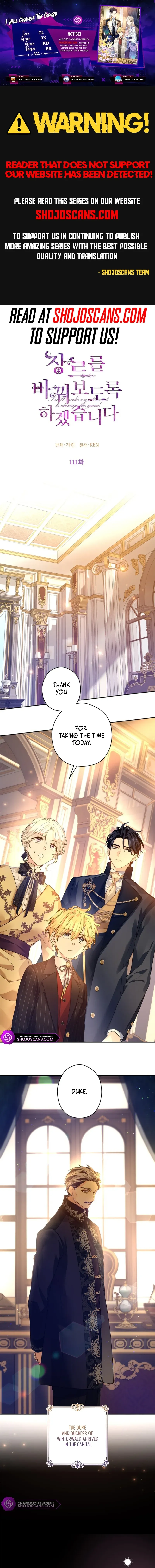 I Will Change The Genre Chapter 111 page 1 - 