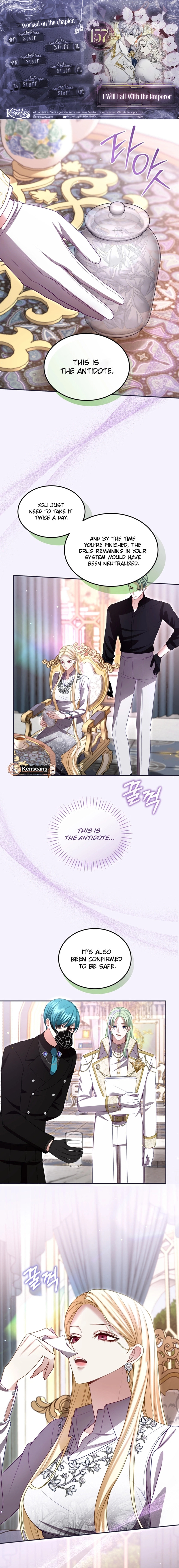 ‏I Will Fall With the Emperor Chapter 157 page 1 - 