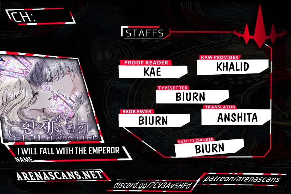 ‏I Will Fall With the Emperor Chapter 36 page 1 - 