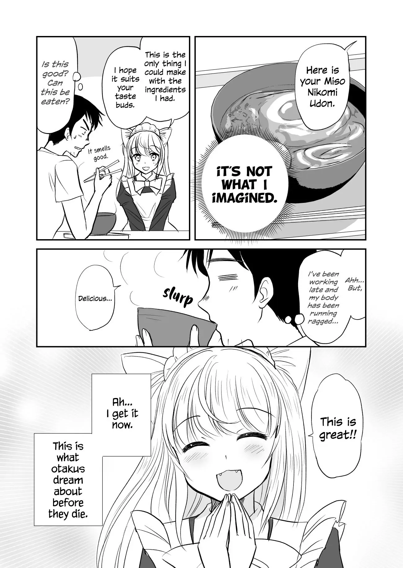 I Woke Up This Morning to Find a Blonde Cat-Eared Maid Standing In My Kitchen Chapter 0 page 2 - 