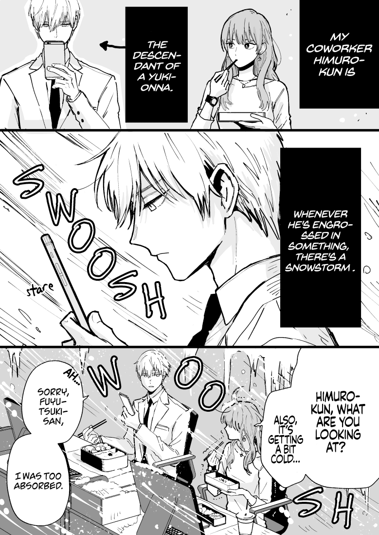 Ice Guy and the Cool Female Colleague Chapter 2 page 1 - 