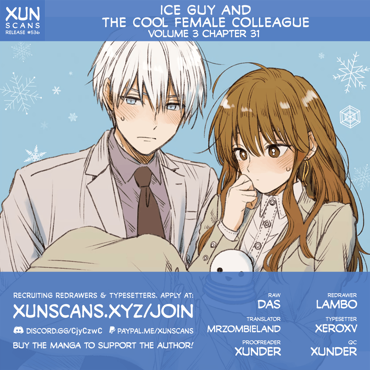 Ice Guy and the Cool Female Colleague Chapter 31 page 1 - 
