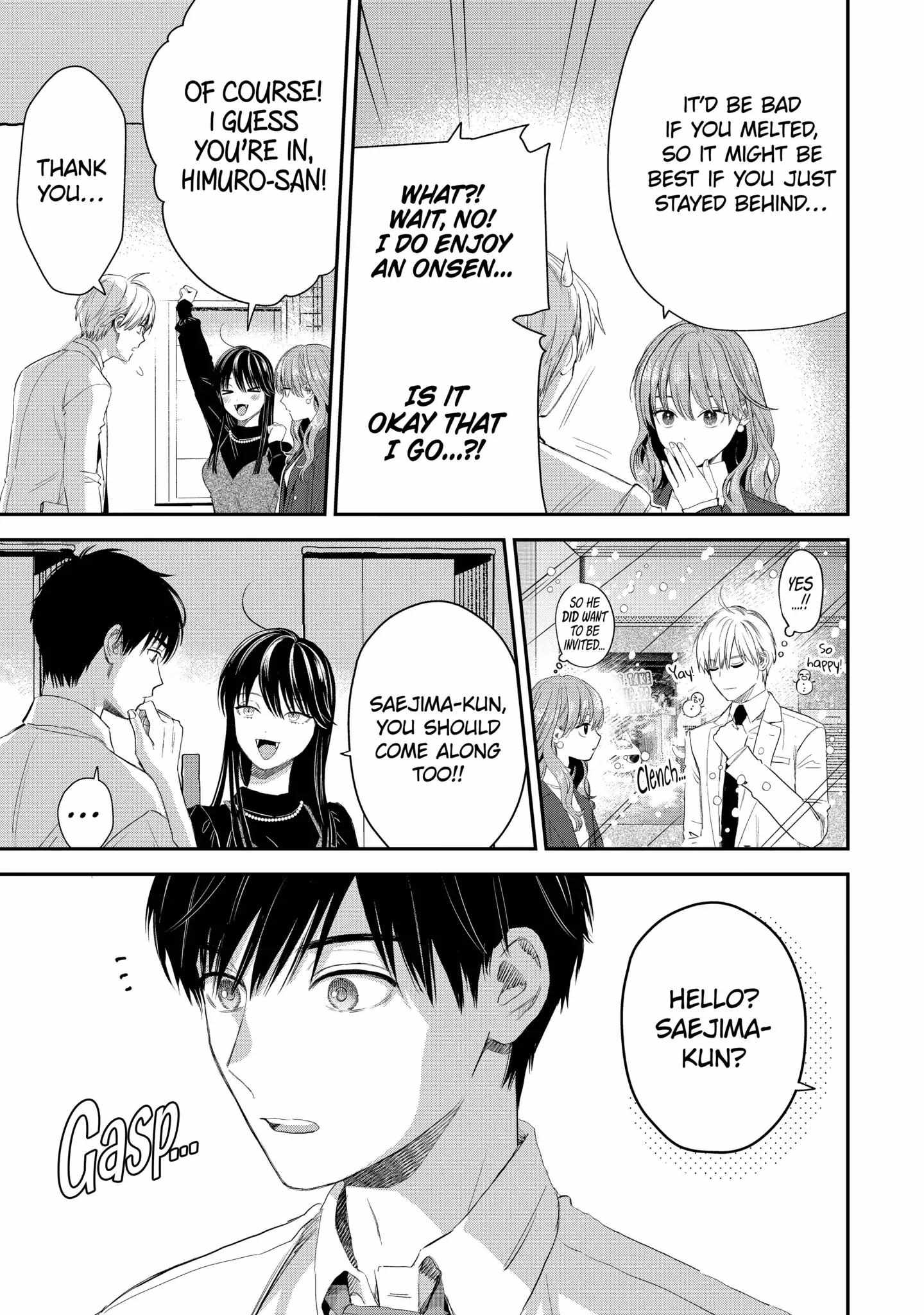 Ice Guy and the Cool Female Colleague Chapter 45.1 page 8 - 