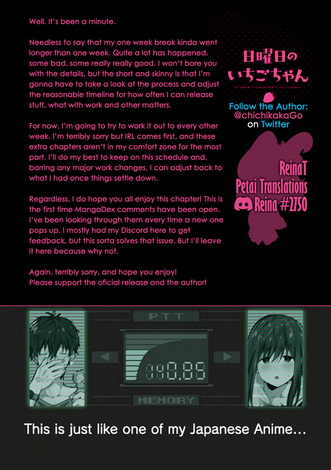 Ichigo-chan on Sundays Chapter 10.5 page 7 - 