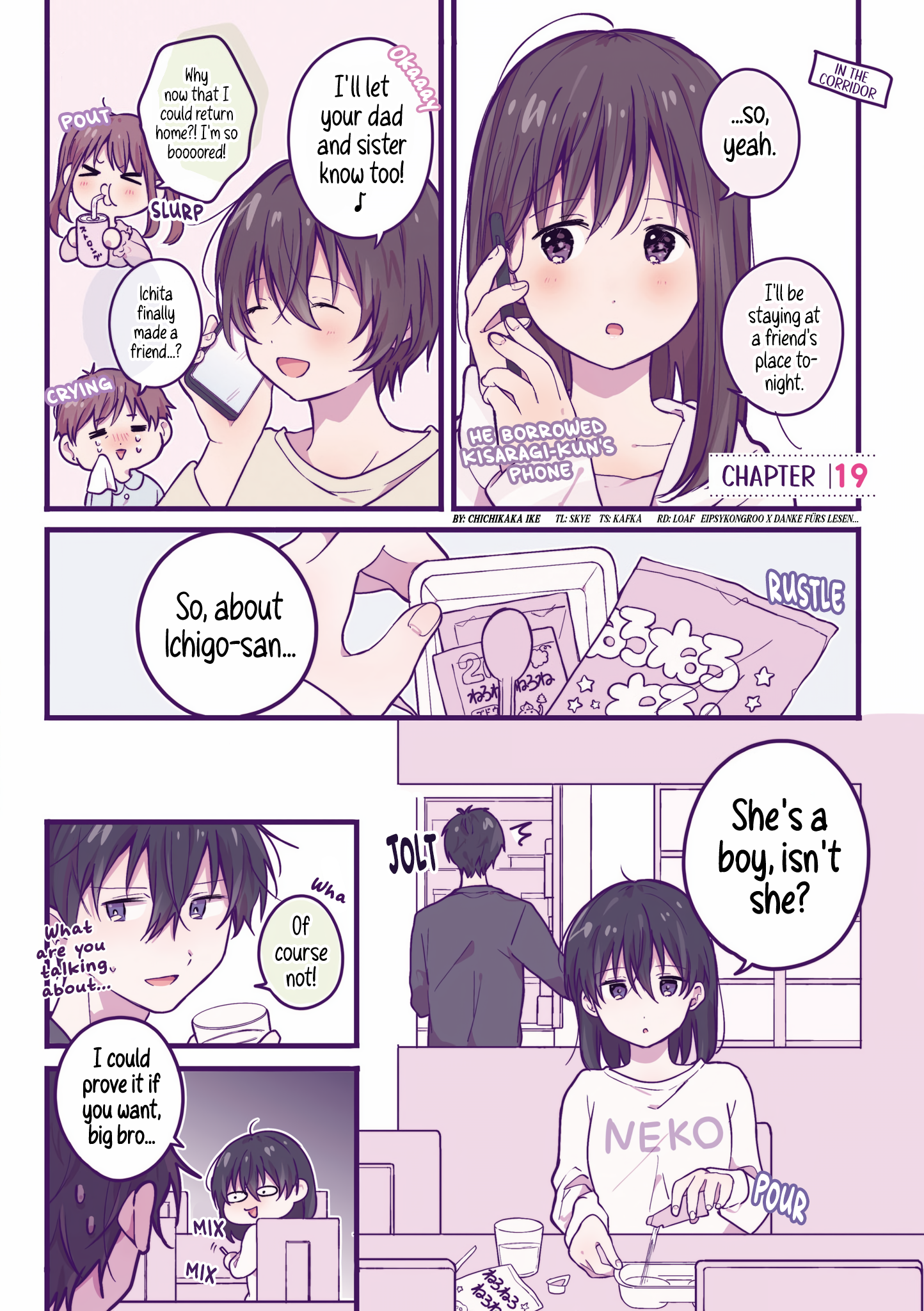 Ichigo-chan on Sundays Chapter 19 page 1 - 