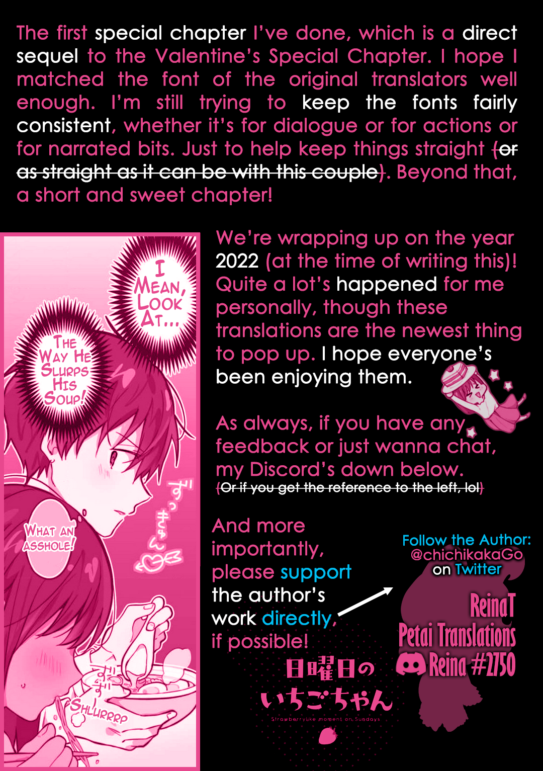 Ichigo-chan on Sundays Chapter 7.5 page 5 - 