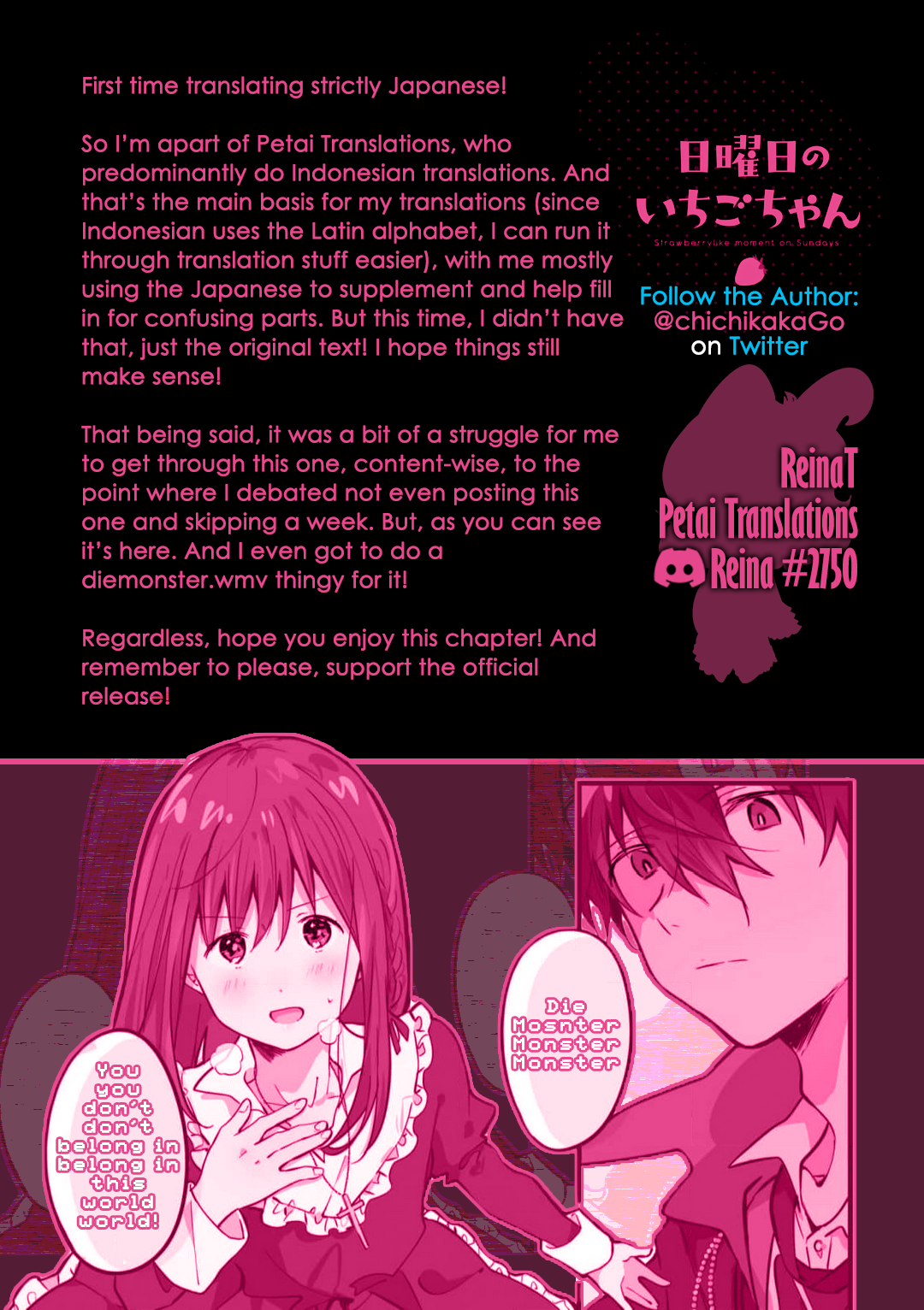 Ichigo-chan on Sundays Chapter 8.5 page 9 - 