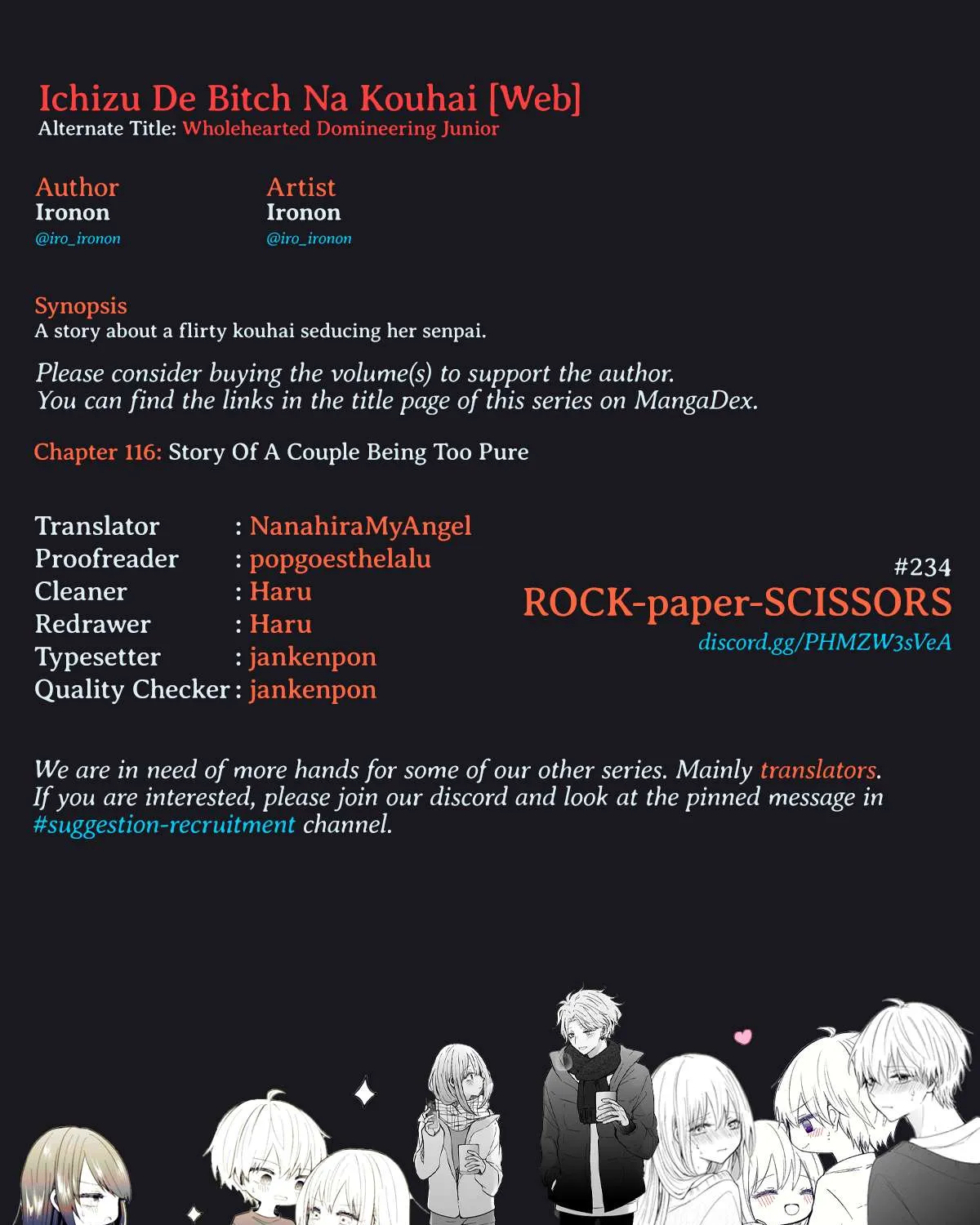 Ichizu de Bitch na Kouhai Chapter 116 page 9 - 