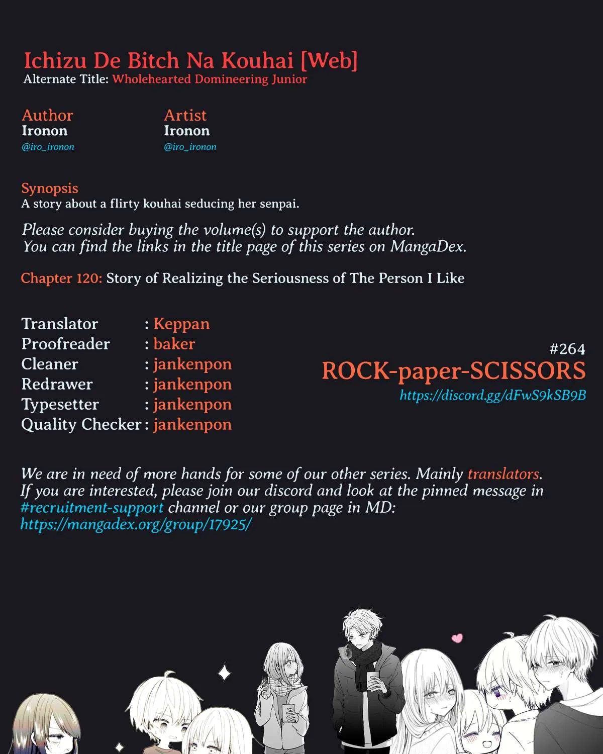 Ichizu de Bitch na Kouhai Chapter 120 page 9 - 