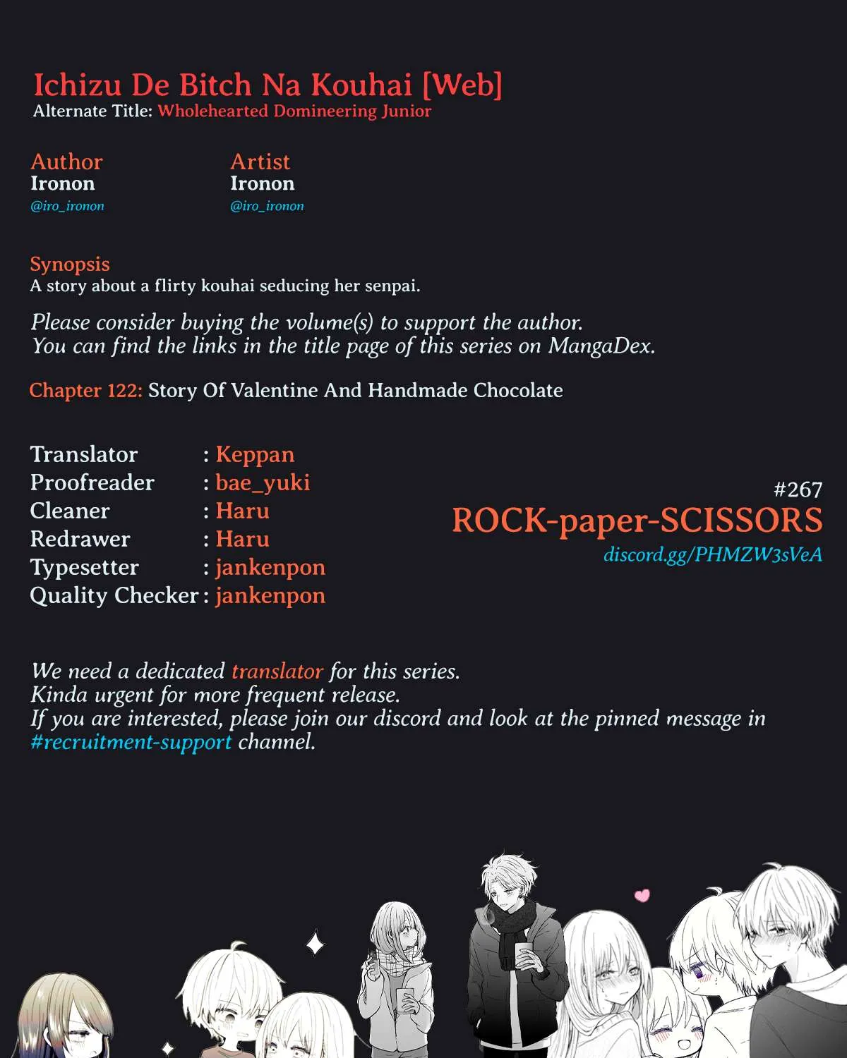 Ichizu de Bitch na Kouhai Chapter 122 page 9 - 