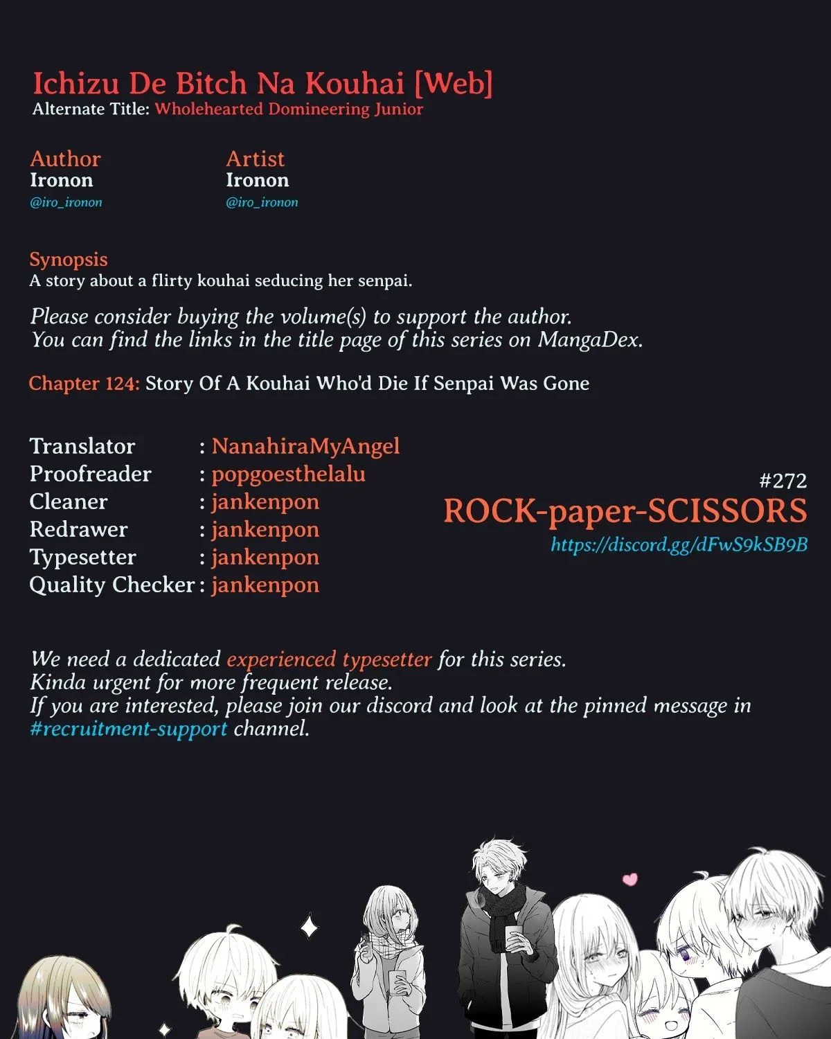 Ichizu de Bitch na Kouhai Chapter 124 page 9 - 