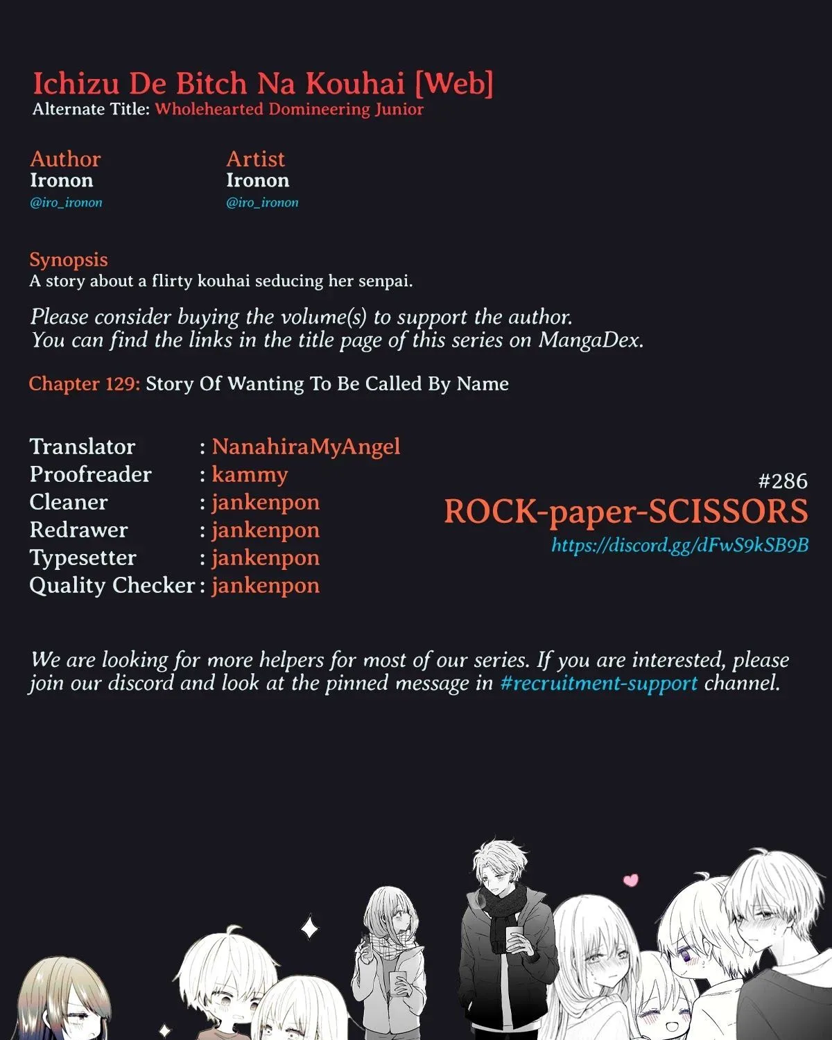 Ichizu de Bitch na Kouhai Chapter 129 page 9 - 
