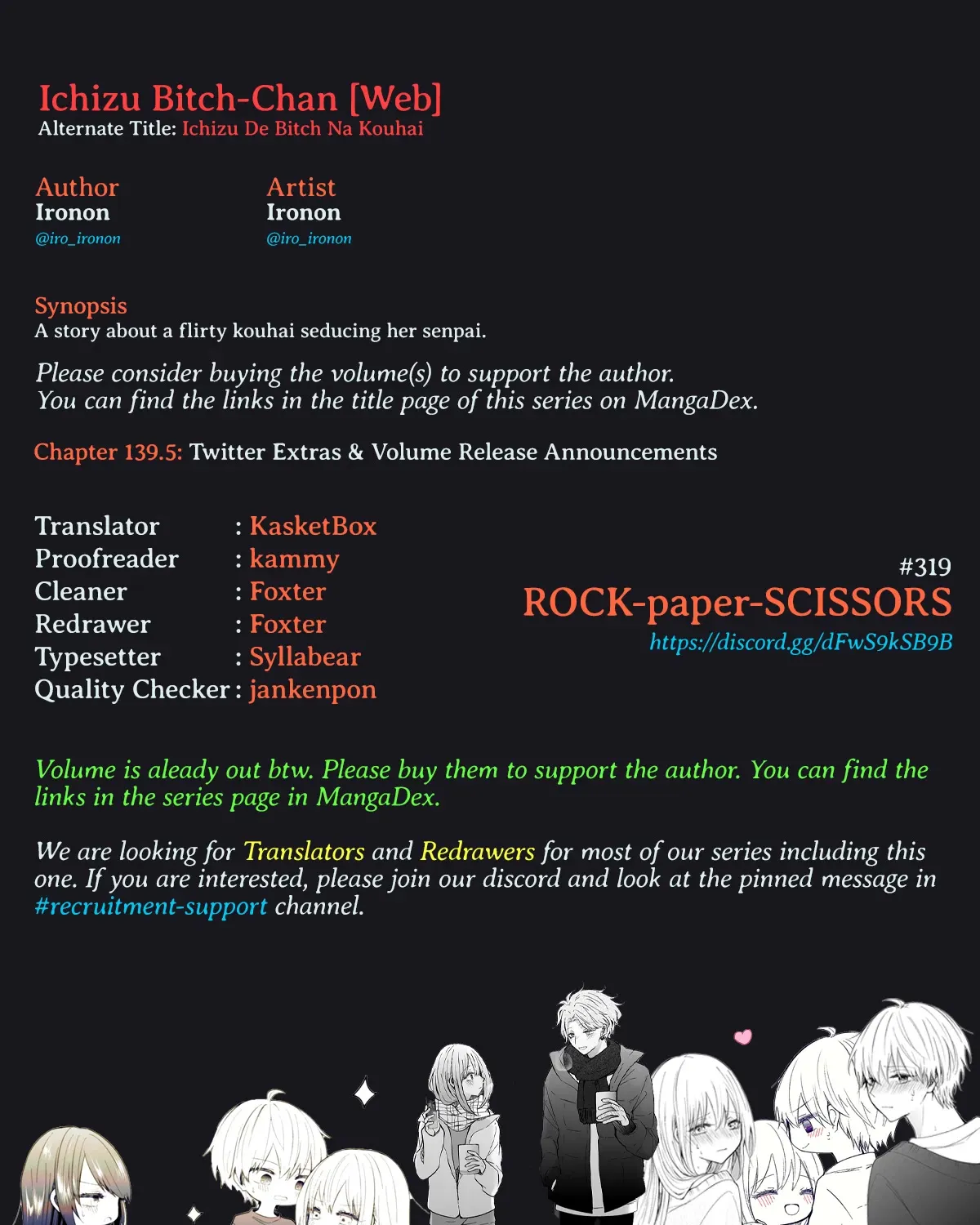 Ichizu de Bitch na Kouhai Chapter 135.5 page 29 - 