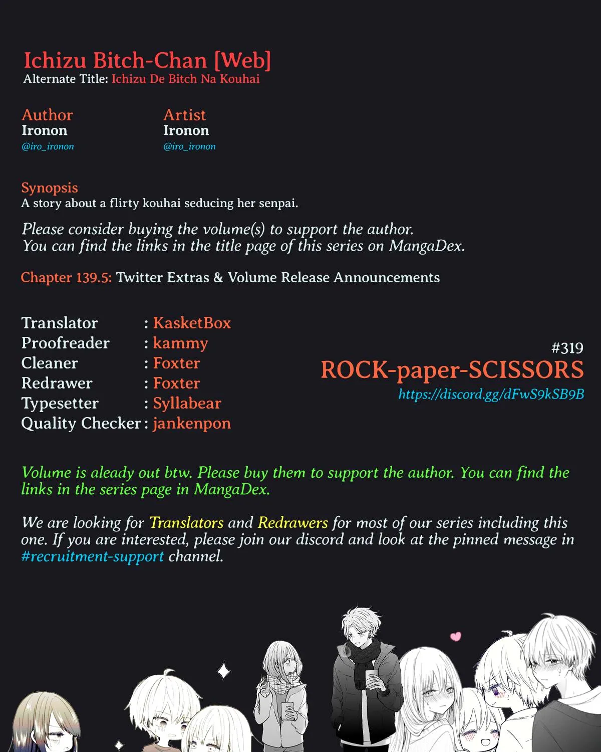 Ichizu de Bitch na Kouhai Chapter 139.5 page 31 - 