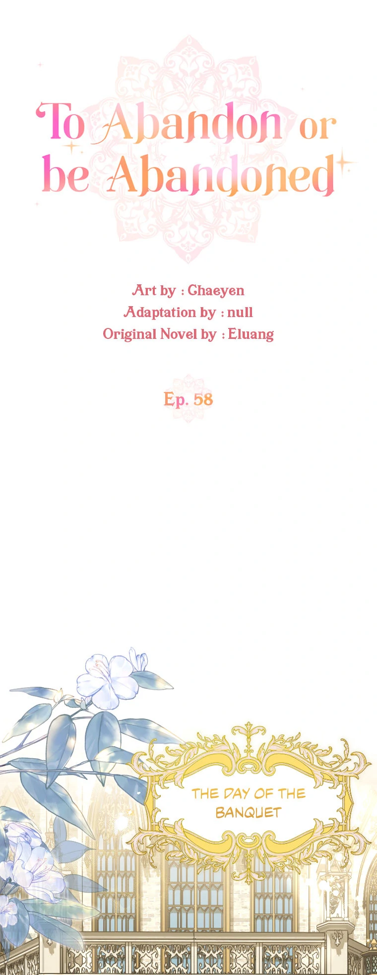 I’d Rather Abandon Than Be Abandoned Chapter 58 page 1 - 