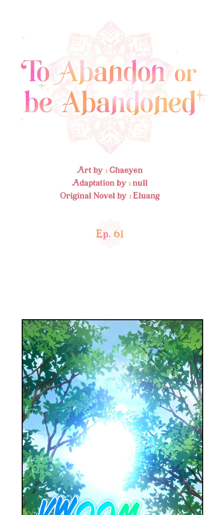 I’d Rather Abandon Than Be Abandoned Chapter 61 page 1 - 