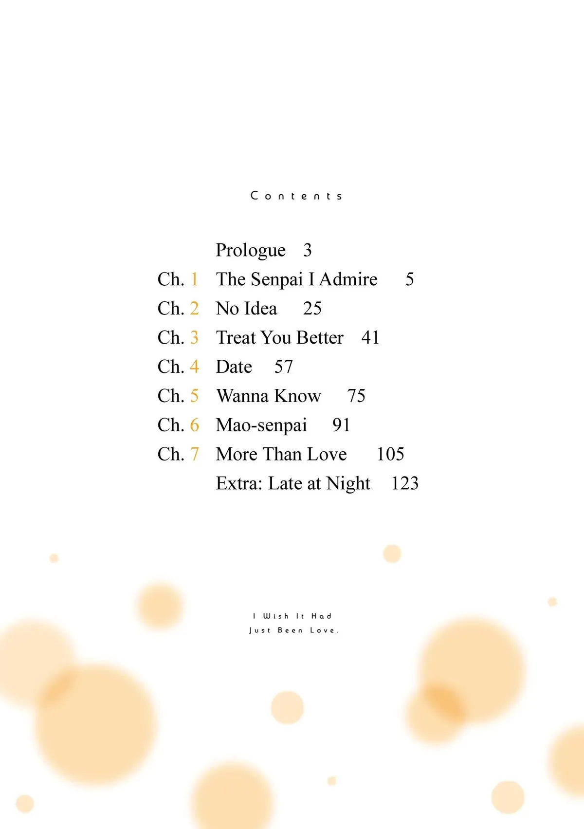 If Only It Had Been Love Chapter 7.5 page 4 - 