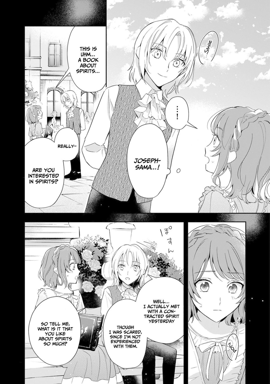 If the villainess and the villain were to meet and fall in love ~It seems the shunned heroine who formed a contract with an unnamed spirit is fighting with the nobleman yet again~ Chapter 1 page 13 - 