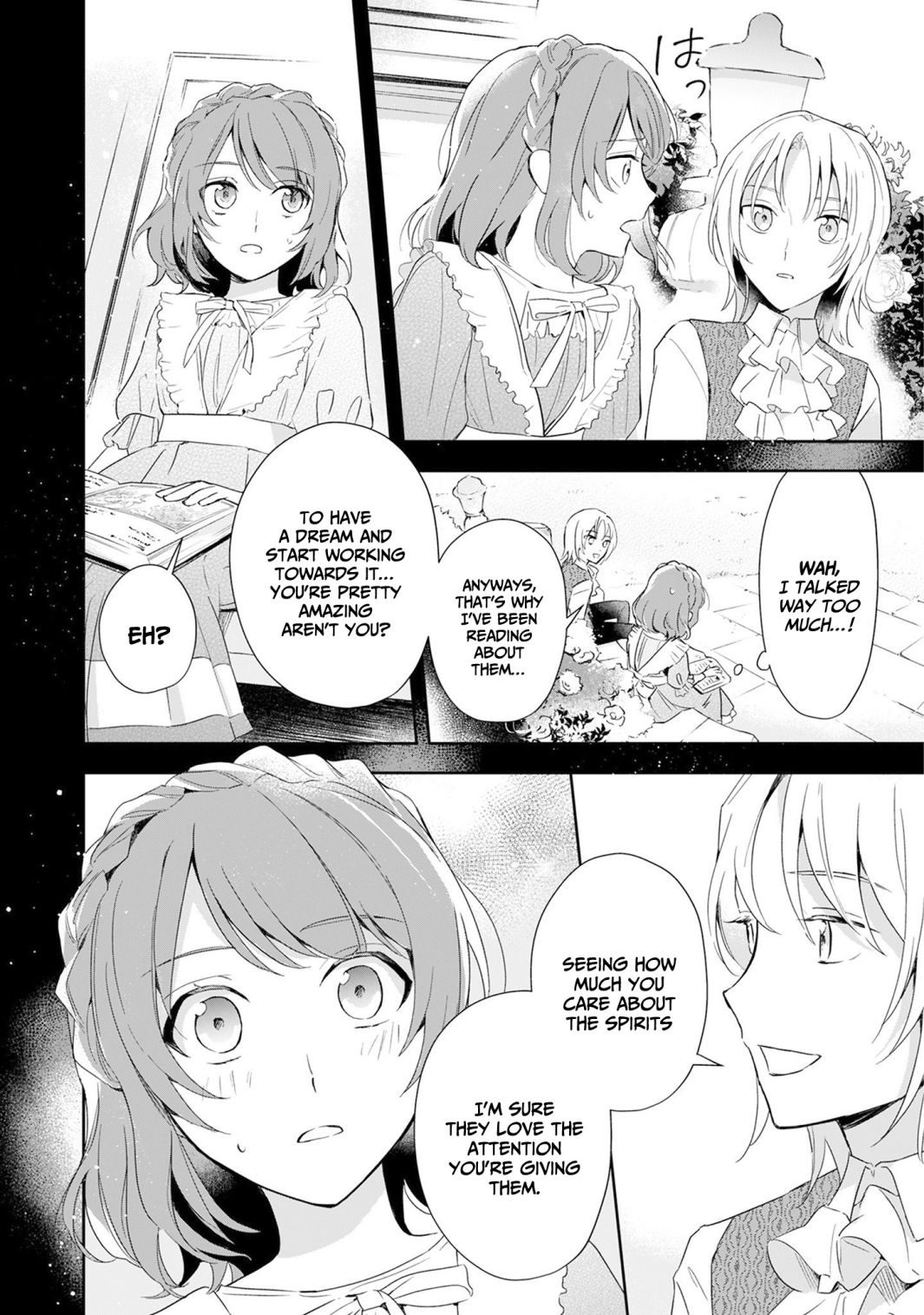 If the villainess and the villain were to meet and fall in love ~It seems the shunned heroine who formed a contract with an unnamed spirit is fighting with the nobleman yet again~ Chapter 1 page 15 - 