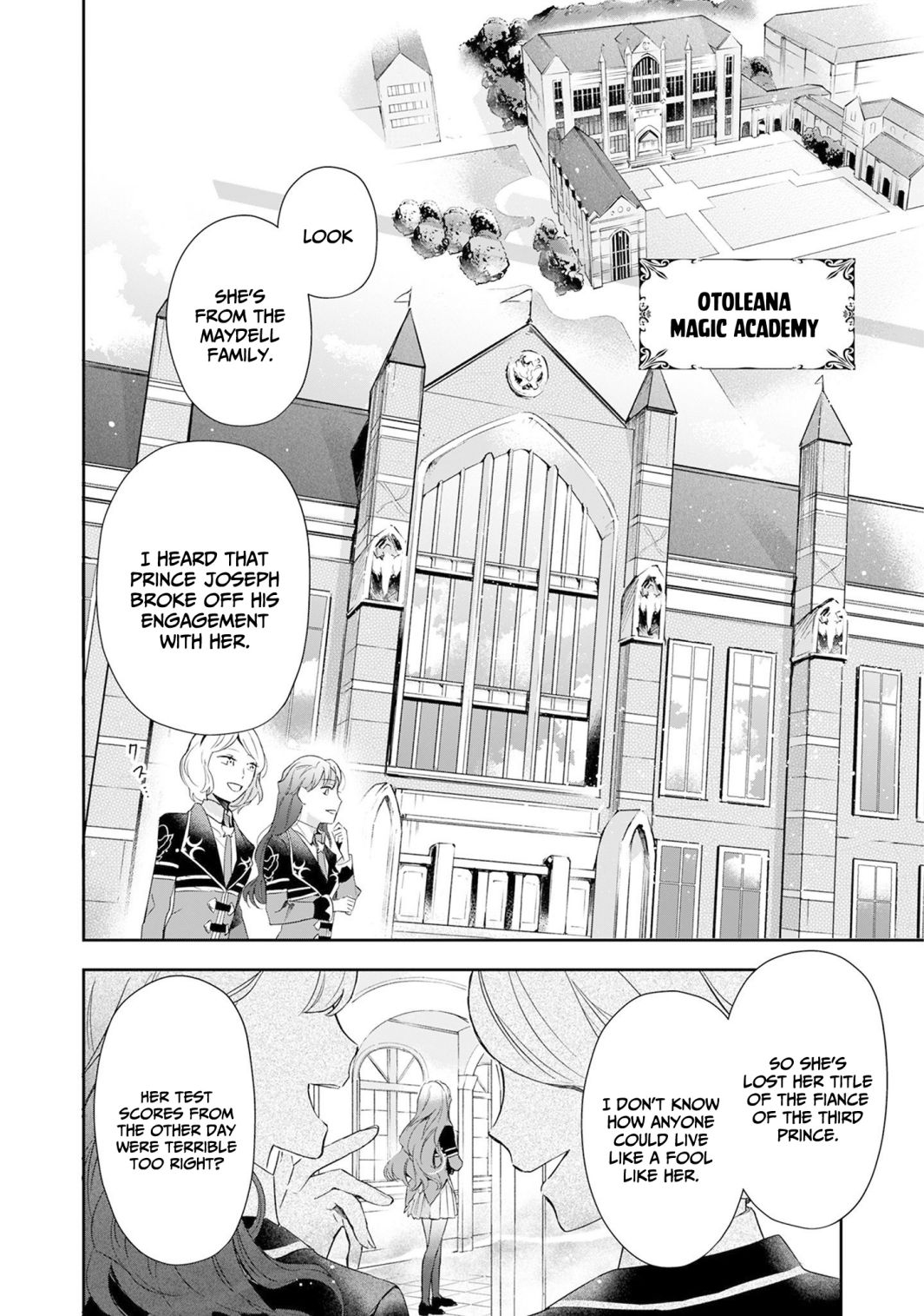 If the villainess and the villain were to meet and fall in love ~It seems the shunned heroine who formed a contract with an unnamed spirit is fighting with the nobleman yet again~ Chapter 1 page 19 - 