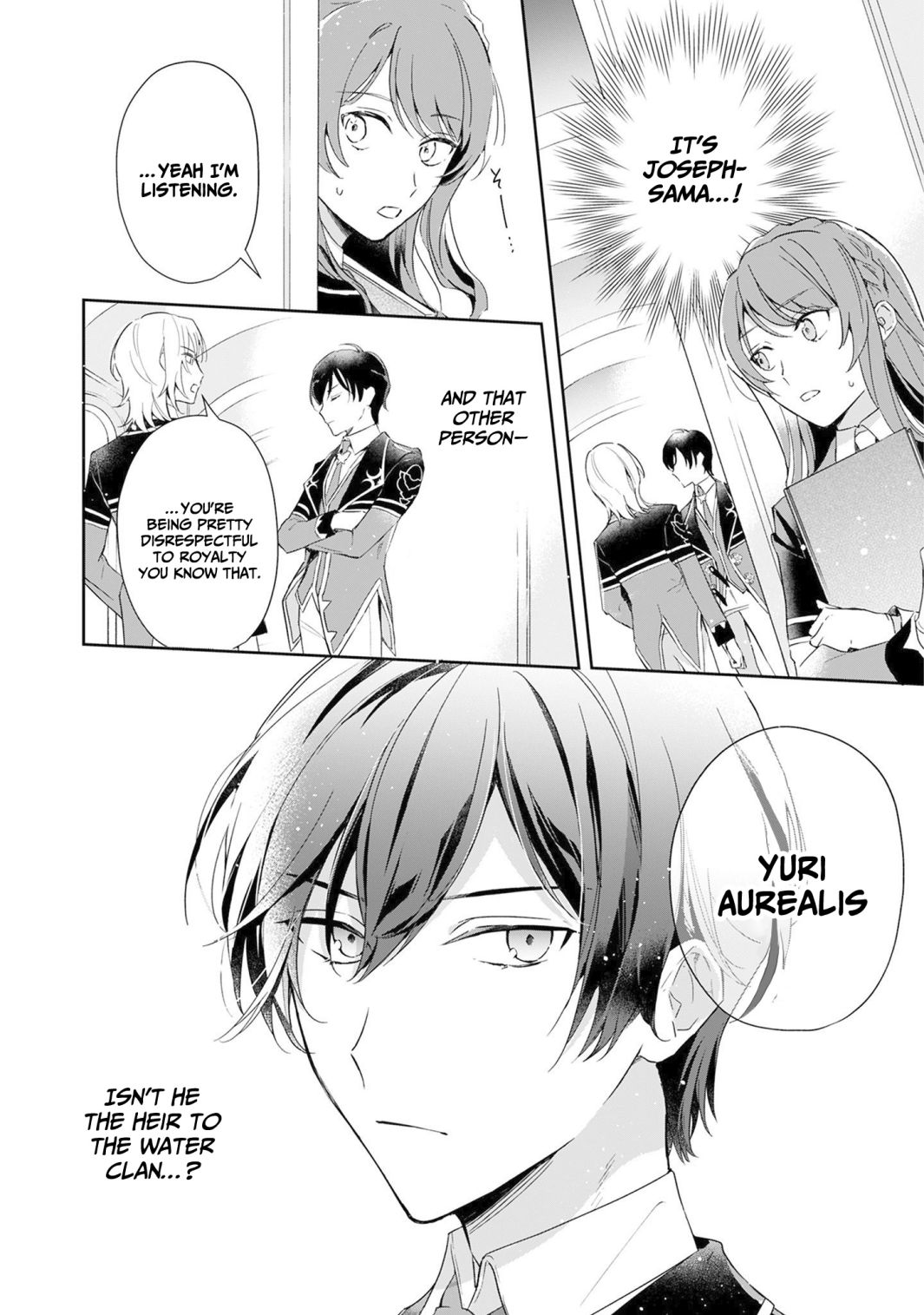 If the villainess and the villain were to meet and fall in love ~It seems the shunned heroine who formed a contract with an unnamed spirit is fighting with the nobleman yet again~ Chapter 1 page 21 - 