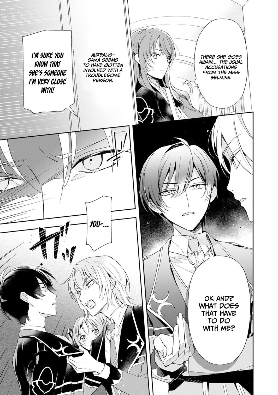 If the villainess and the villain were to meet and fall in love ~It seems the shunned heroine who formed a contract with an unnamed spirit is fighting with the nobleman yet again~ Chapter 1 page 24 - 