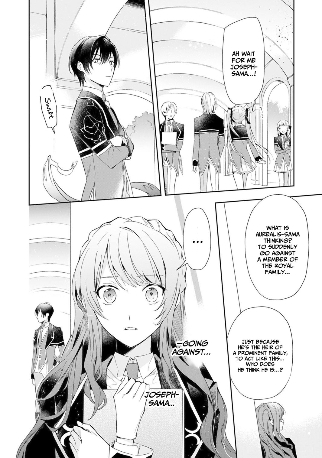 If the villainess and the villain were to meet and fall in love ~It seems the shunned heroine who formed a contract with an unnamed spirit is fighting with the nobleman yet again~ Chapter 1 page 29 - 