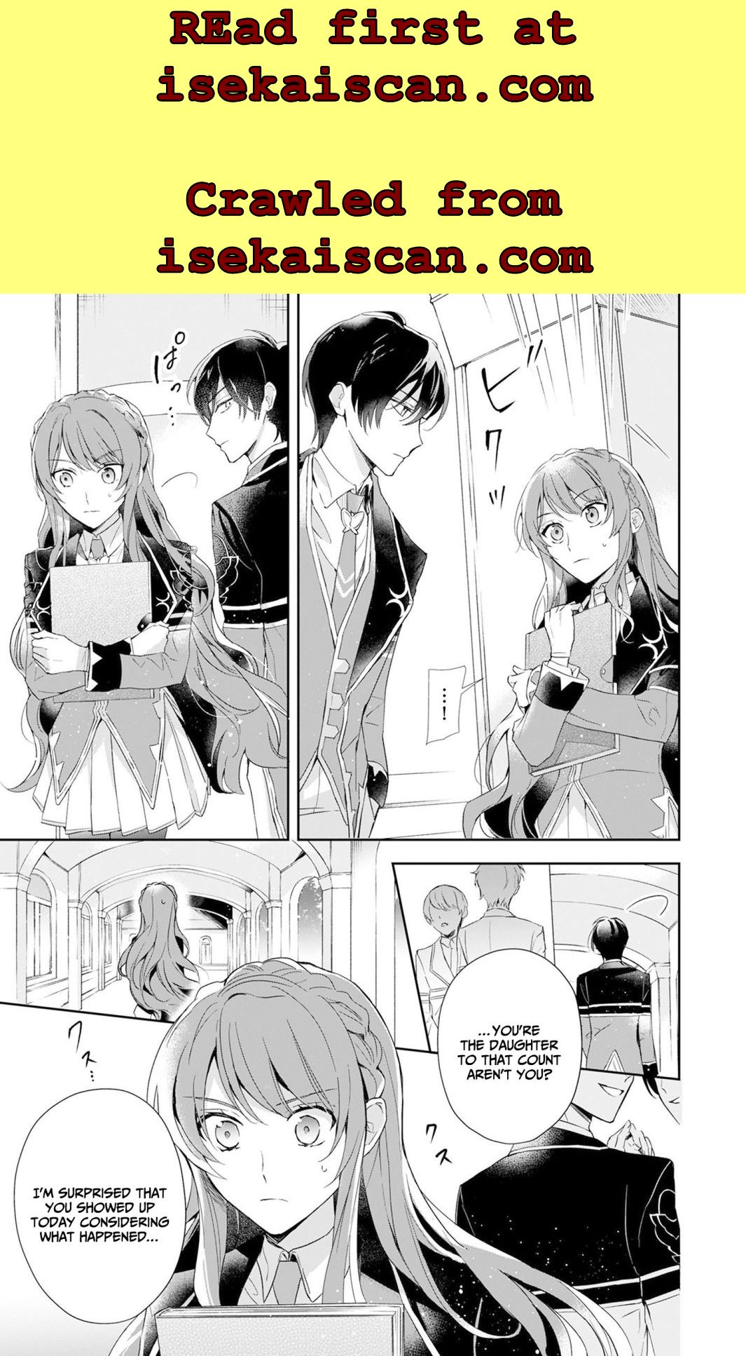 If the villainess and the villain were to meet and fall in love ~It seems the shunned heroine who formed a contract with an unnamed spirit is fighting with the nobleman yet again~ Chapter 1 page 32 - 