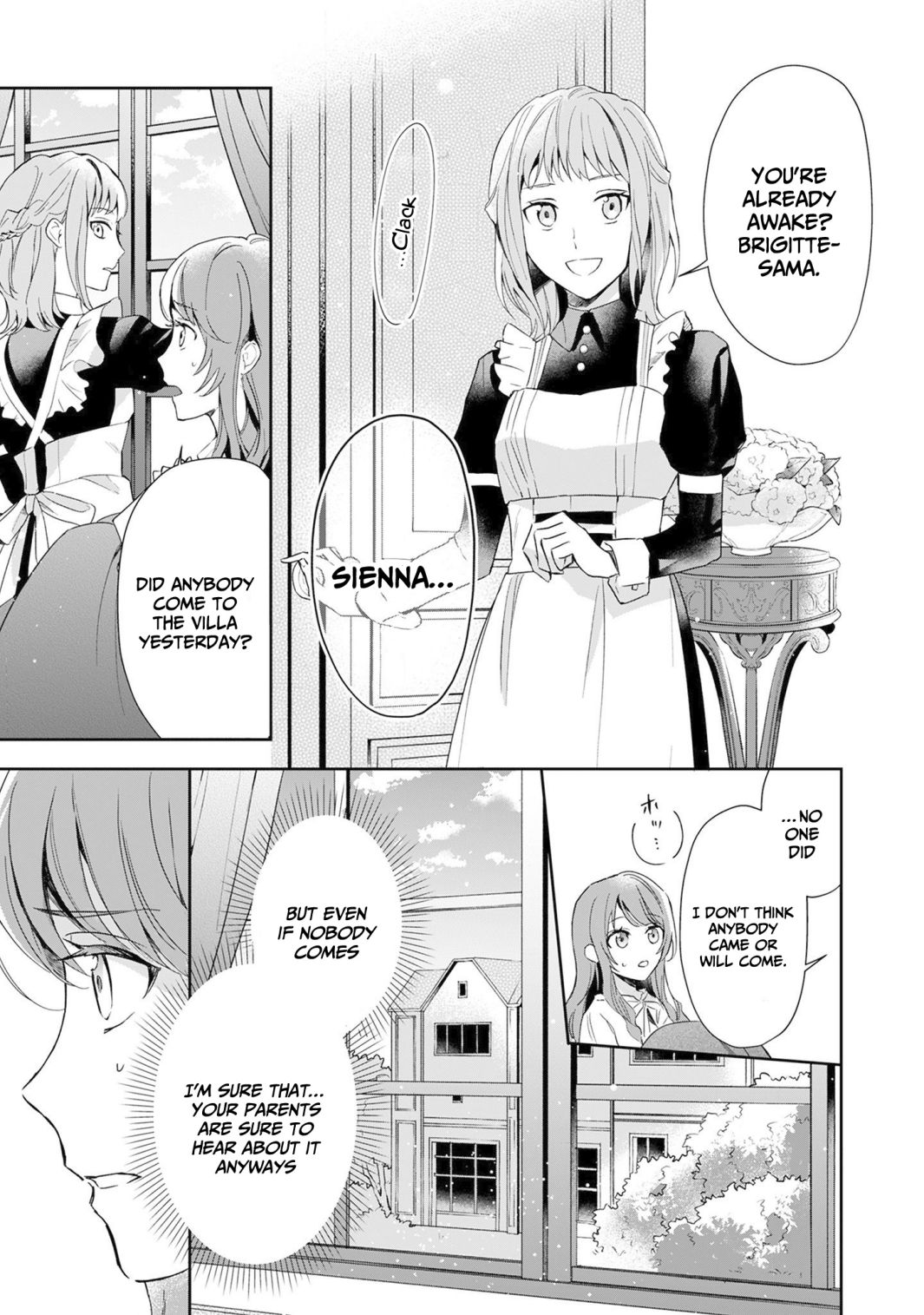 If the villainess and the villain were to meet and fall in love ~It seems the shunned heroine who formed a contract with an unnamed spirit is fighting with the nobleman yet again~ Chapter 1 page 8 - 