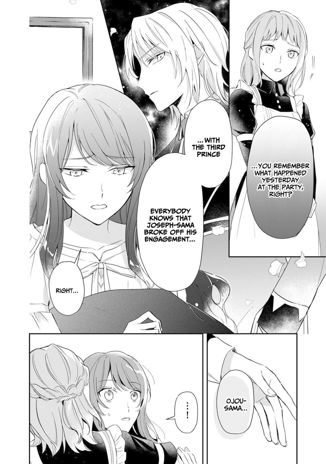 If the villainess and the villain were to meet and fall in love ~It seems the shunned heroine who formed a contract with an unnamed spirit is fighting with the nobleman yet again~ Chapter 1 page 9 - 