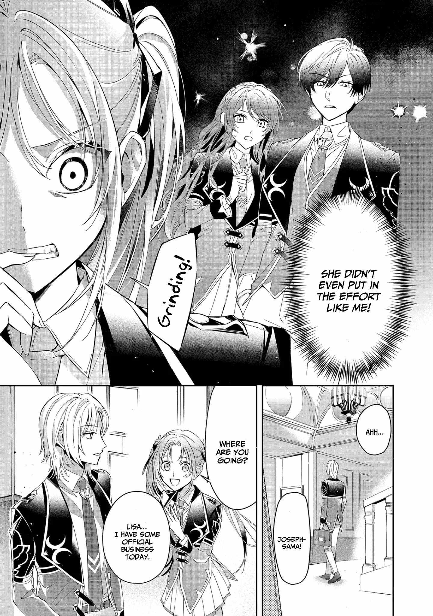 If the villainess and the villain were to meet and fall in love ~It seems the shunned heroine who formed a contract with an unnamed spirit is fighting with the nobleman yet again~ Chapter 10 page 17 - 