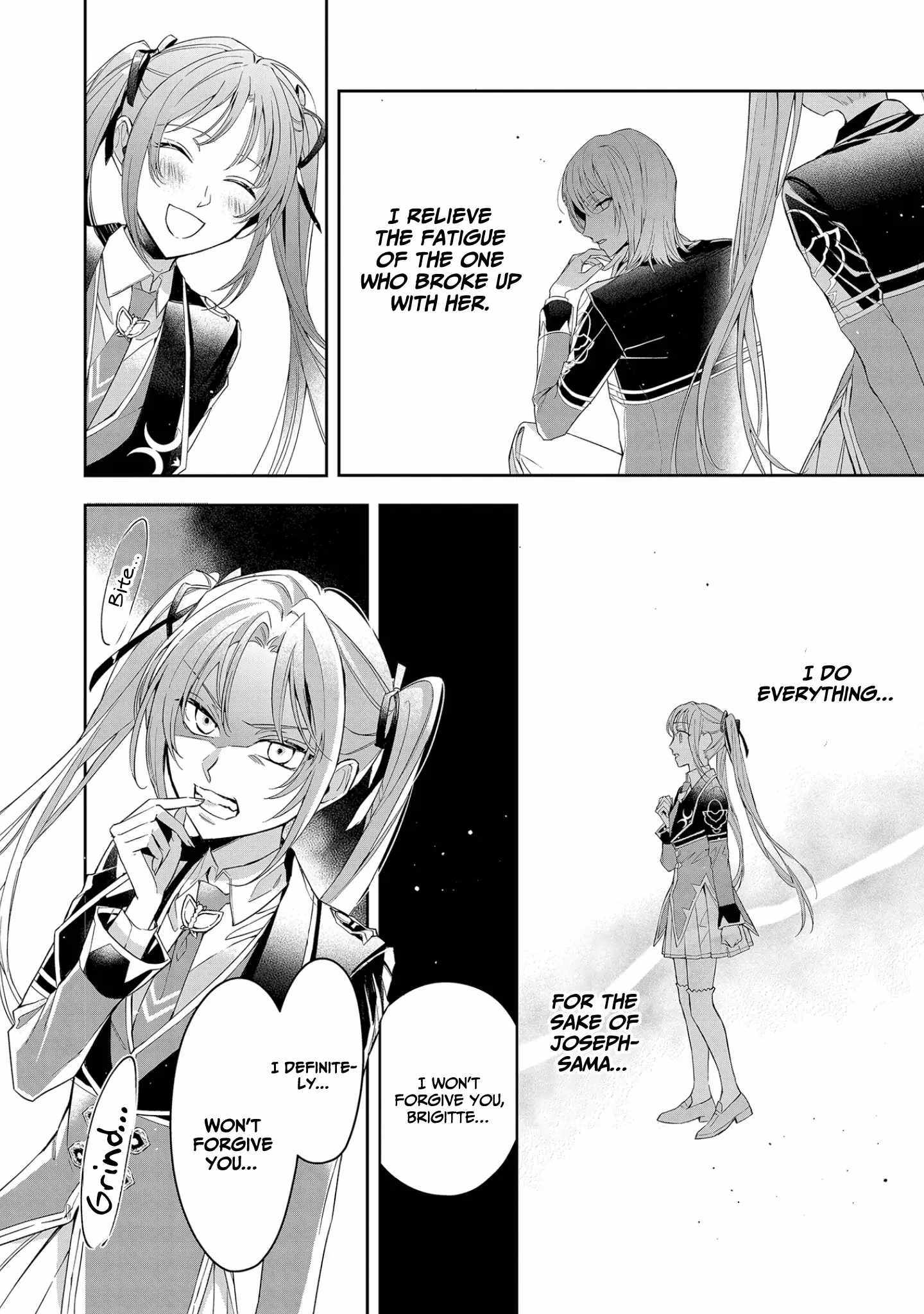 If the villainess and the villain were to meet and fall in love ~It seems the shunned heroine who formed a contract with an unnamed spirit is fighting with the nobleman yet again~ Chapter 10 page 20 - 