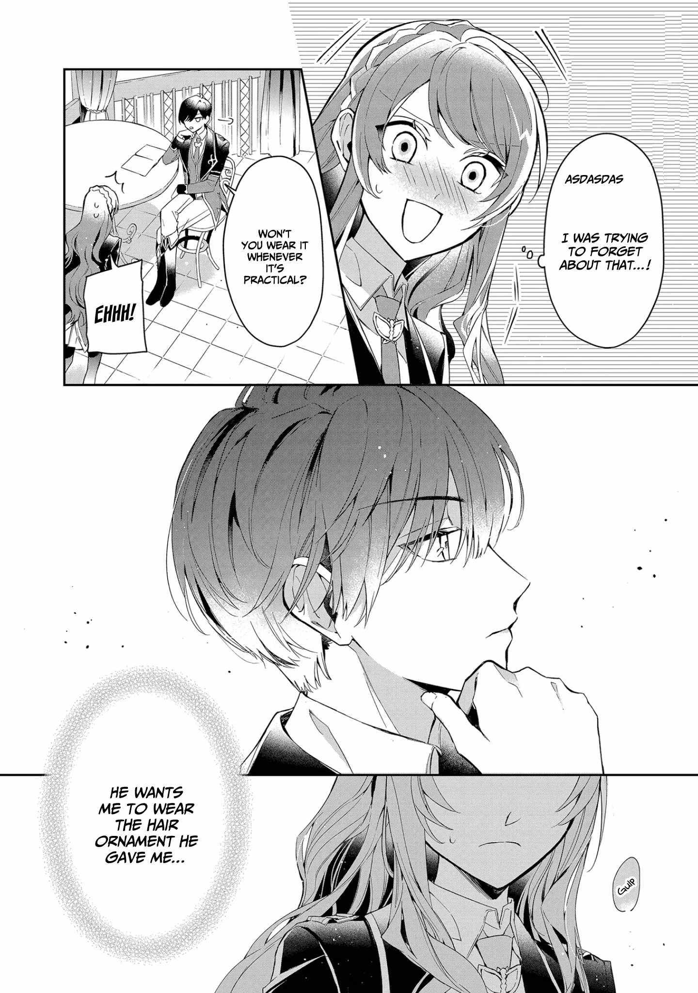 If the villainess and the villain were to meet and fall in love ~It seems the shunned heroine who formed a contract with an unnamed spirit is fighting with the nobleman yet again~ Chapter 10 page 26 - 