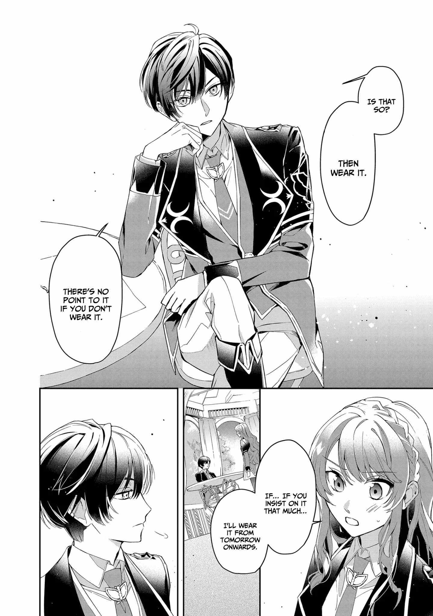If the villainess and the villain were to meet and fall in love ~It seems the shunned heroine who formed a contract with an unnamed spirit is fighting with the nobleman yet again~ Chapter 10 page 28 - 