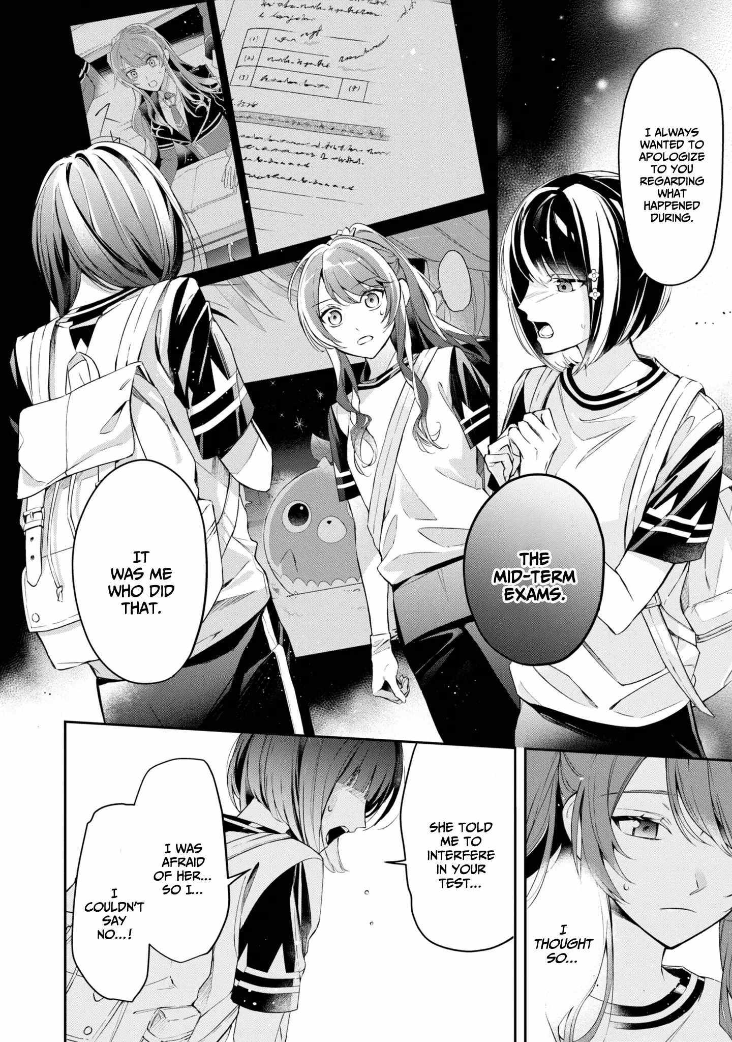 If the villainess and the villain were to meet and fall in love ~It seems the shunned heroine who formed a contract with an unnamed spirit is fighting with the nobleman yet again~ Chapter 11 page 29 - 